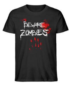 Beware Zombies - Men Premium Organic Shirt-16